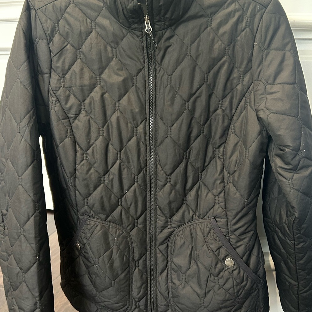Eddie Bauer Black Quilted Jacket
